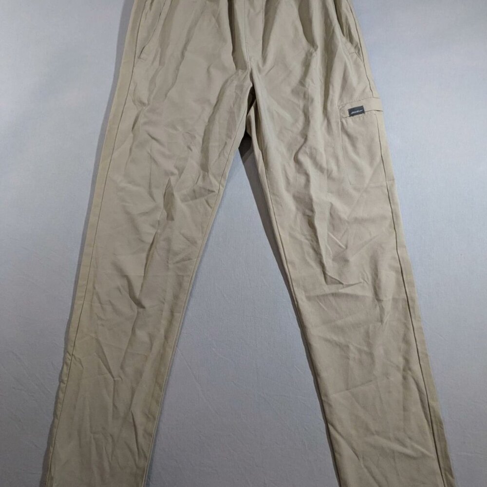 Eddie Bauer Men's Tan Hiking Pants Size Small Polyester/Spandex
